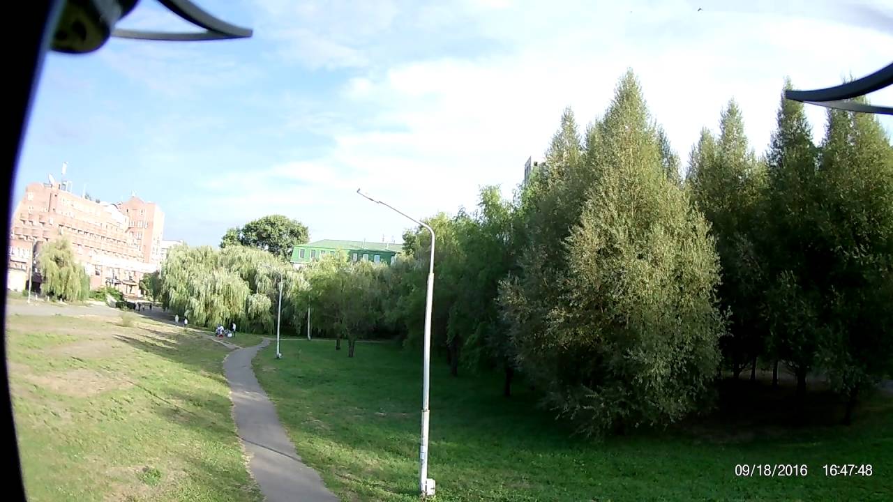 EKEN H9 WiFi Sport Action Camera на квадрокоптере разрешение 1080p 30 fps