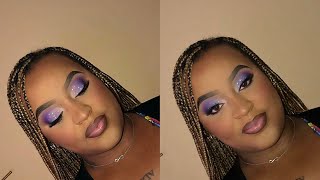 Purple Smokey Eye | Client Makeup Tutorial