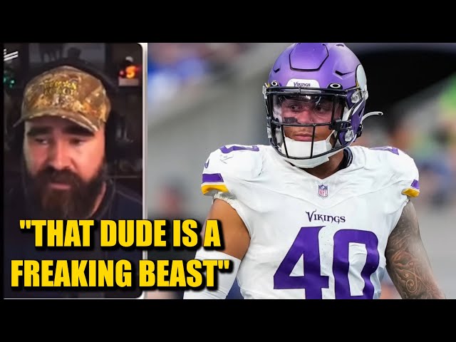 Jason Kelce on Ivan Pace Jr: That Dude is a Freaking Beast 👀👀👀 class=