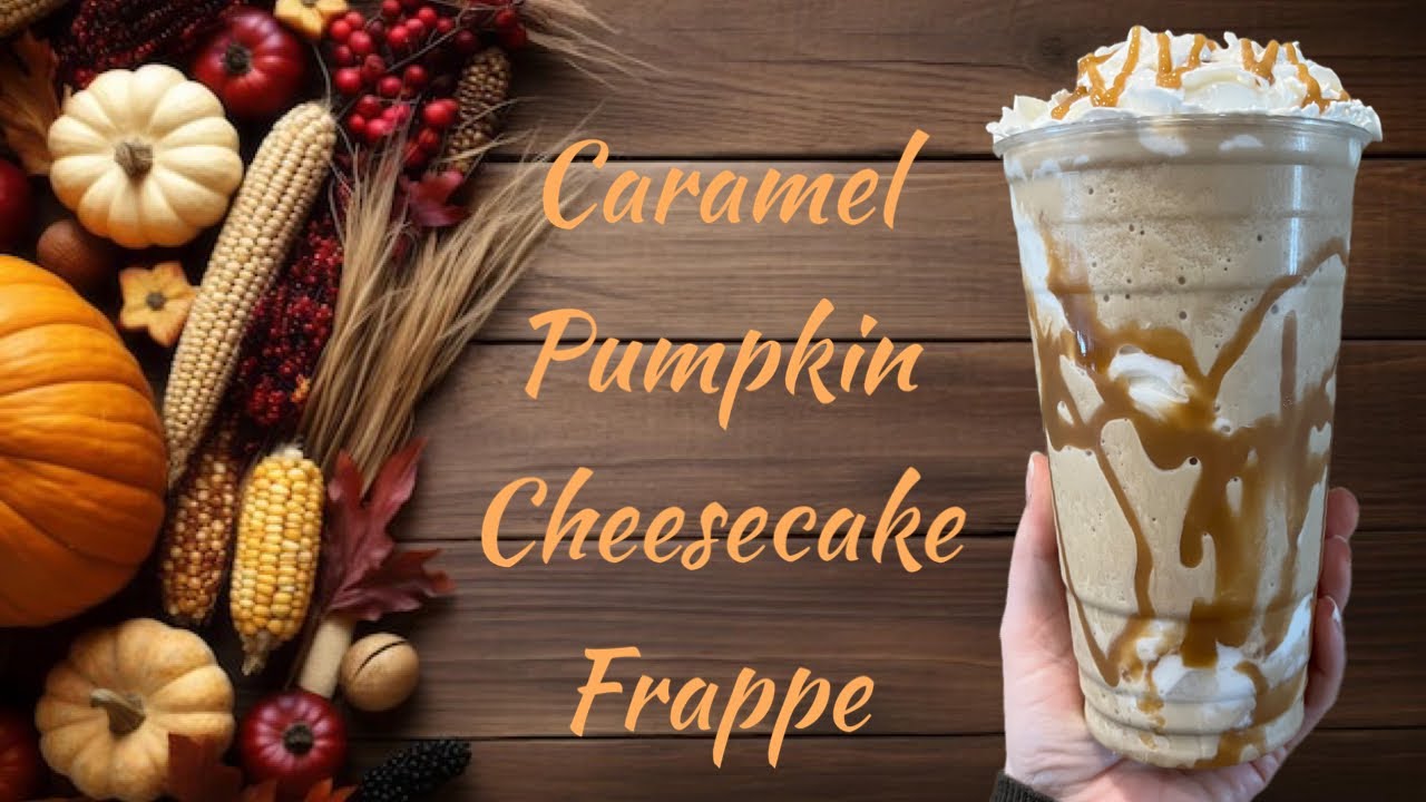 Fall Special Caramel Pumpkin Cheesecake Frappe herbalife coffee