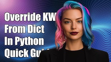 How to Override Keyword Arguments from Unpacked Dictionary in Python