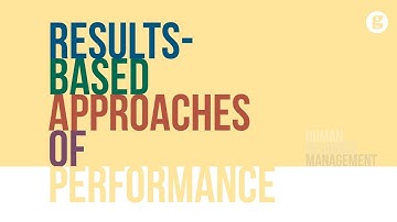 Results-Based Approaches of Performance