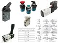 أنواع ومقاسات ومشغلات وقراءة  وتحديد الصمامات النيوماتيكية Pneumatic Valves هيدروليك ونيوماتيك ا