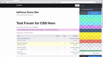 Customize the WordPress bbPress plugin