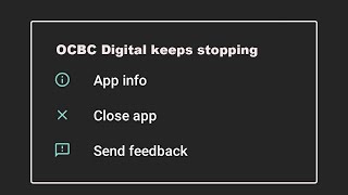How To Fix OCBC Digital App Keeps Stopping Error Problem Solved screenshot 2