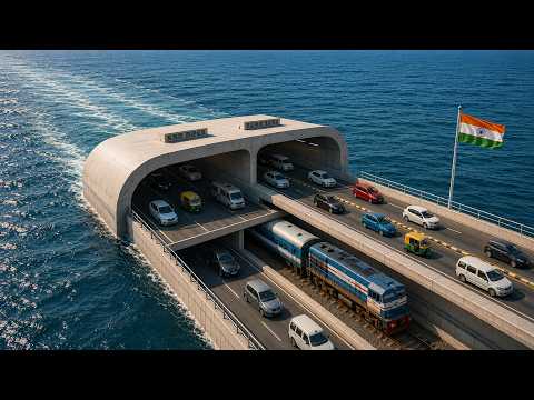 Inside India’s $10B River Tunnel – How Engineers Built a Road-Rail Megaproject (Full Process)