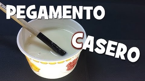 Pegamento casero especial cartapesta - SPECIAL HOMEMADE GLUE FOR CARTAPESTA