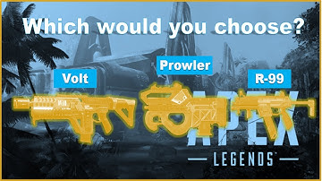 Volt Vs Prowler Vs R-99 - Which is better? (Apex Legends Season 6)