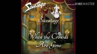 Savatage - When The Crowds Are Gone (Video Lyric - Subtitulado Español)