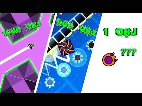 Видео: КТО ЛУЧШЕ ПОСТРОИТ УРОВЕНЬ ЗА 1000, 500 И 1 ОБЪЕКТ, ПОБЕДИТ!!! ► Geometry Dash #98