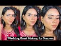 Wedding Guest Makeup Tutorial for this Summer Wedding❣️|| Bridesmaids Makeup || Makeup by Manisha ||