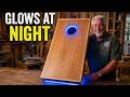 How To Make Cornhole Boards GLOW