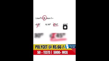Polycet exam preparation 2025 | Trick - 2  ,#polycet2025,#polycetexam