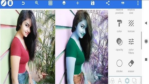 How To Joint Picture Editing Green Background Dynamic Colors #26