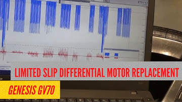 Genesis GV70 E-LSD fault, E-LSD motor replacement