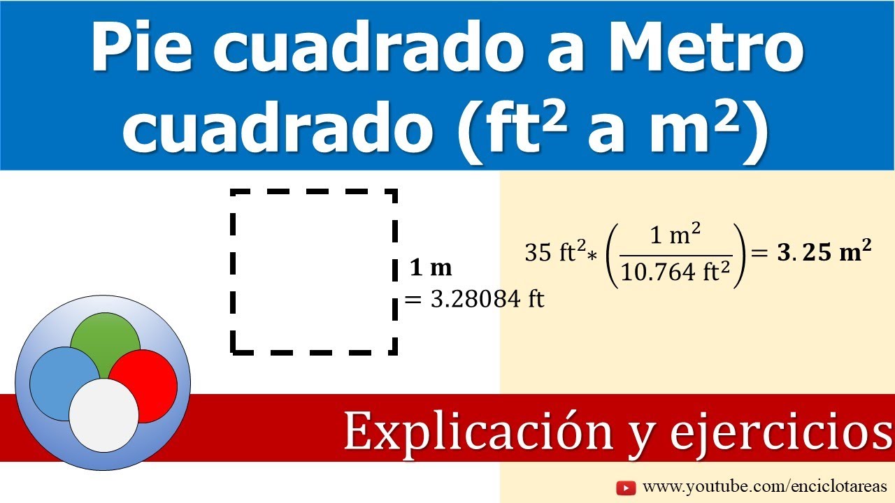 Pie Cuadrado A Metro Cuadrado Ft2 A M2 Explicación Y Ejercicios