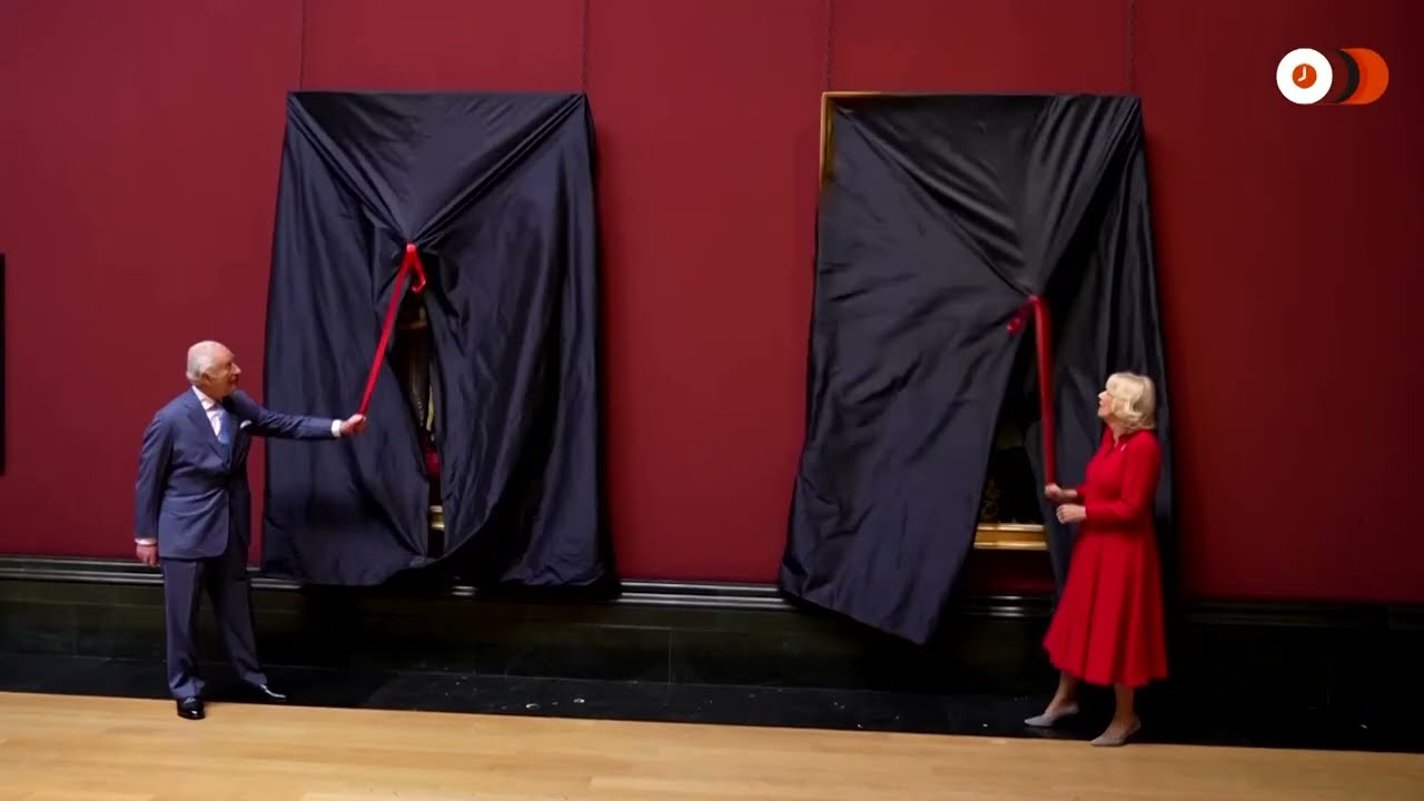 Britain's King Charles, Queen Camilla unveil new coronation portraits | REUTERS