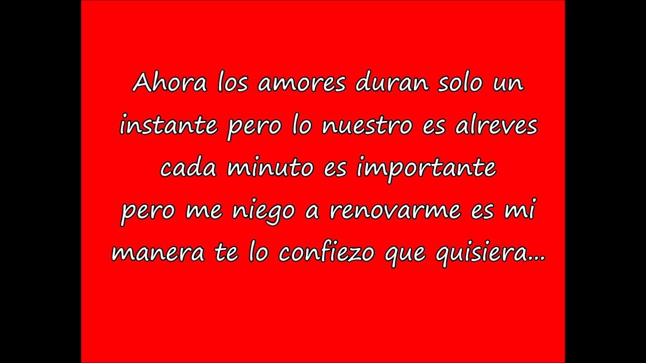 Amarte A La Antigua Pedro Fernandez Letra YouTube