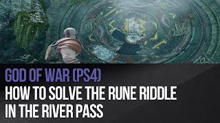 God of War (PS4) - How to solve the rune Riddle in The River Pass