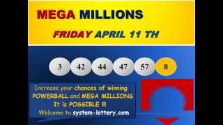Mega Millions Drawing Results for Friday, April 11, 2014
