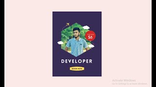 3D Card Hover Effects || Using only HTML, CSS.