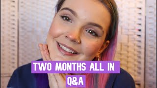 Two Months All In Q&A - Anorexia Recovery