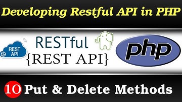 #10 كورس تطوير خدمات الويب و API في لغة PUT and DELETE Routs | Restful API With Slim -PHP