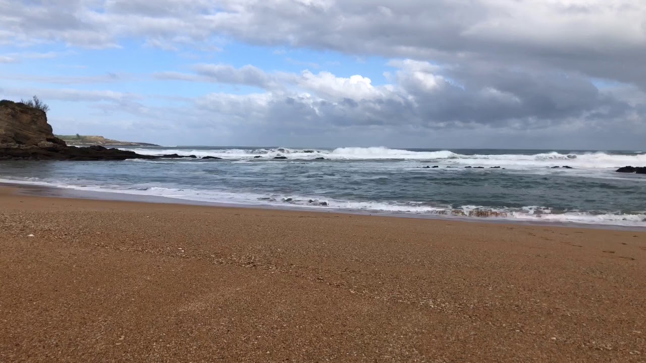 Mar embravecido en El Camello de Santander