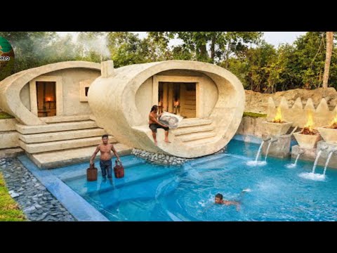 Building A Private Pool In A Luxury Underground House In 149 Days