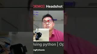 ⚡😳Headshot Demo Using Python Ai ML  Embedded IOT + Coding project #automation #trending #shorts ⚡