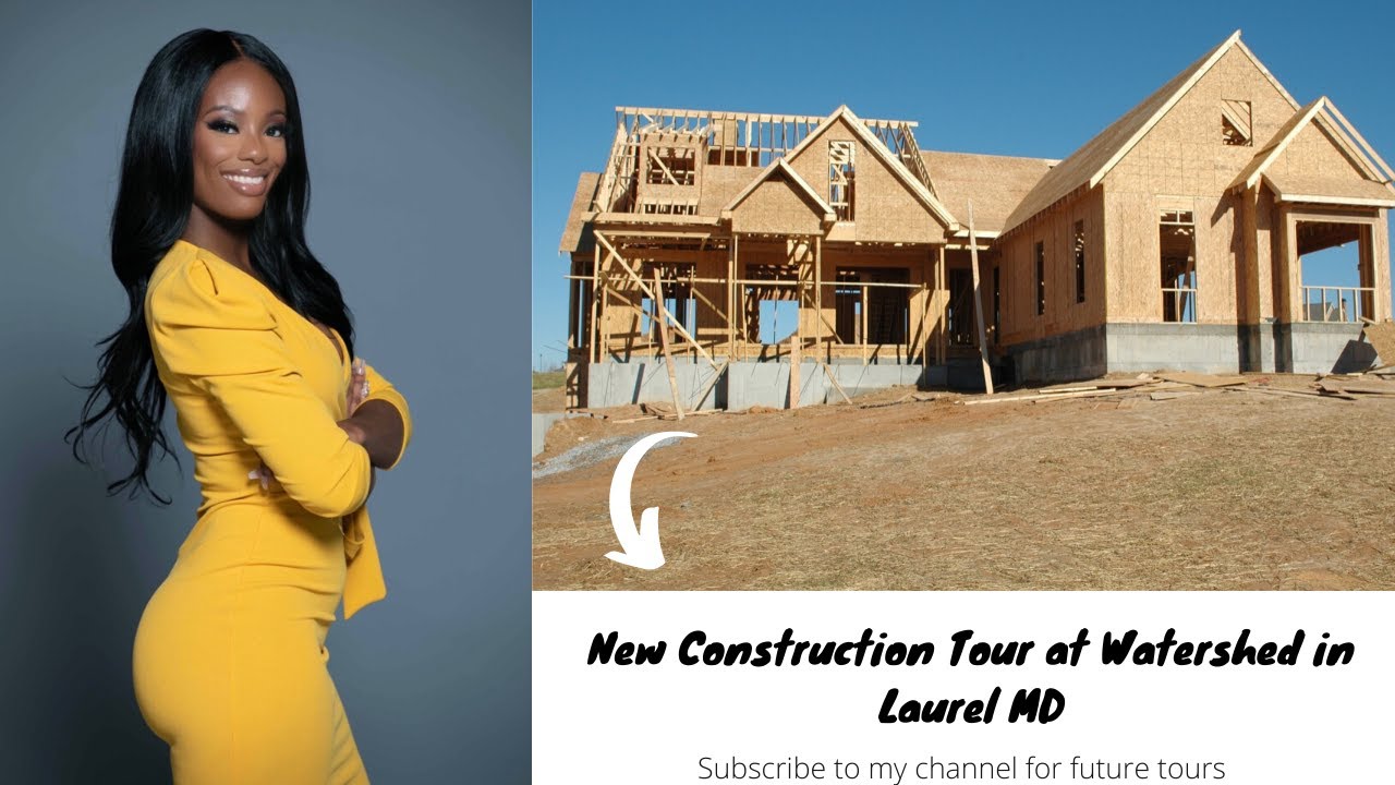 New Construction Home Tour at Watershed in Laurel Maryland DMV 