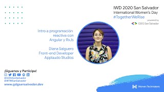 Programación Reactiva con Angular y RxJs por Diana Salguero