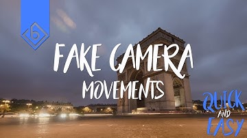 Quick & Easy Way To Create Fake Camera Movements - Sony Vegas Tutorial