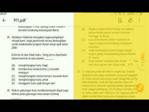 2019 Pembahasan Soal Simak Ui Bahasa Indonesia 2009 Bagian 2 Youtube