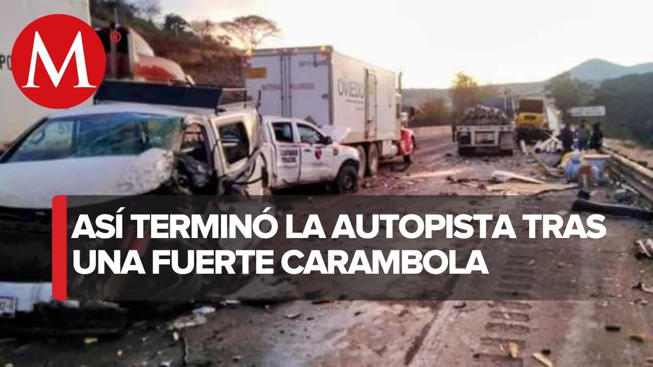 Carambola en la carretera México-Querétaro deja un muerto - YouTube