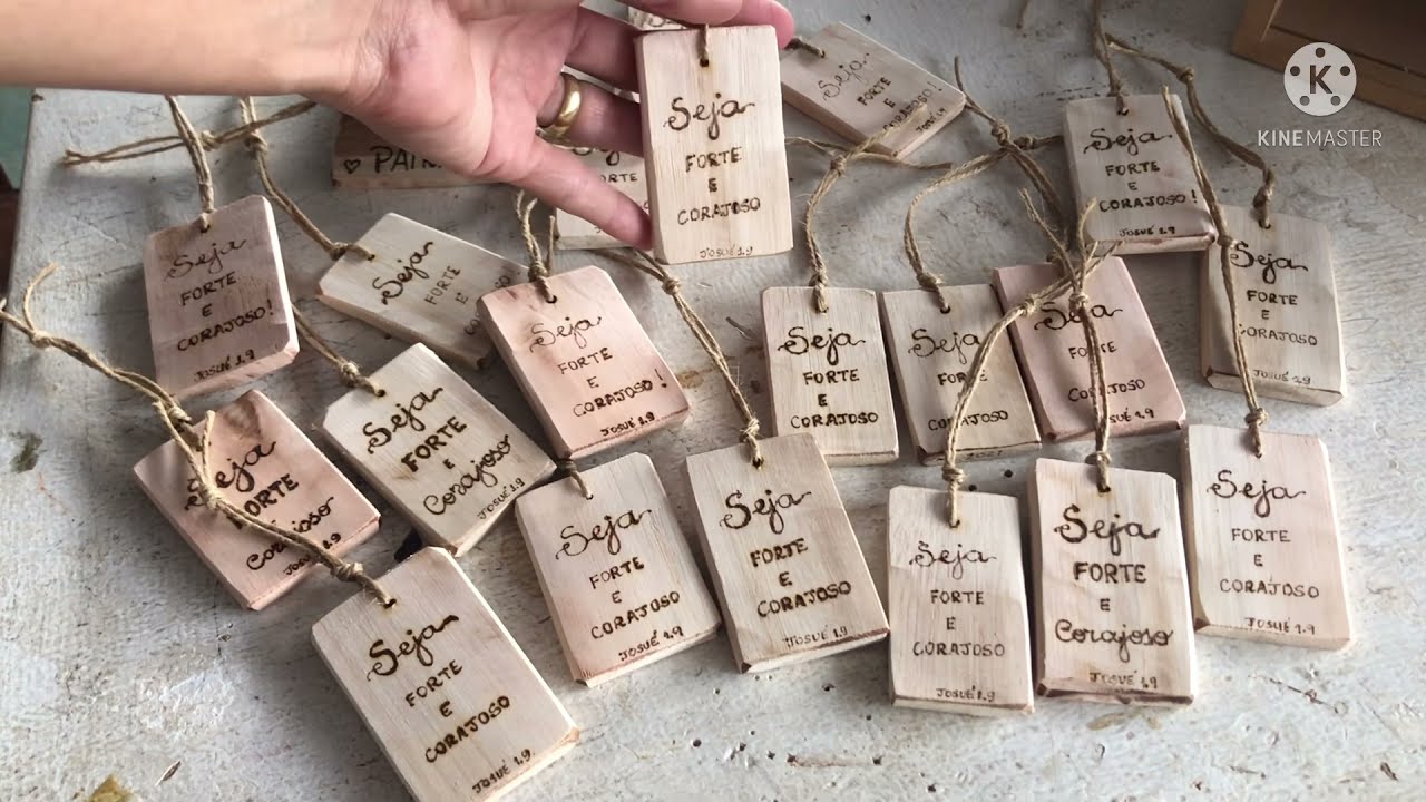 FAÇO VOCÊ MESMO || chaveiros de madeira 🪵 