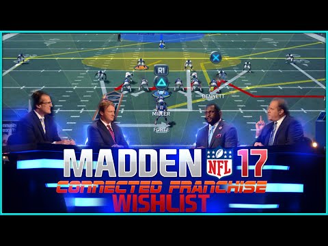 Madden NFL 17 Connected Franchise Wishlist | CFM Improvements, Features & Additions for Madden 17 Madden NFL 17 Connected Franchise Wishlist | CFM Improvements, Features & Additions for Madden 17