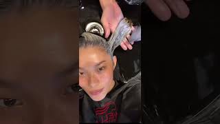 dyeing my hair purple behind my parents back?? (to the salon tiktok)