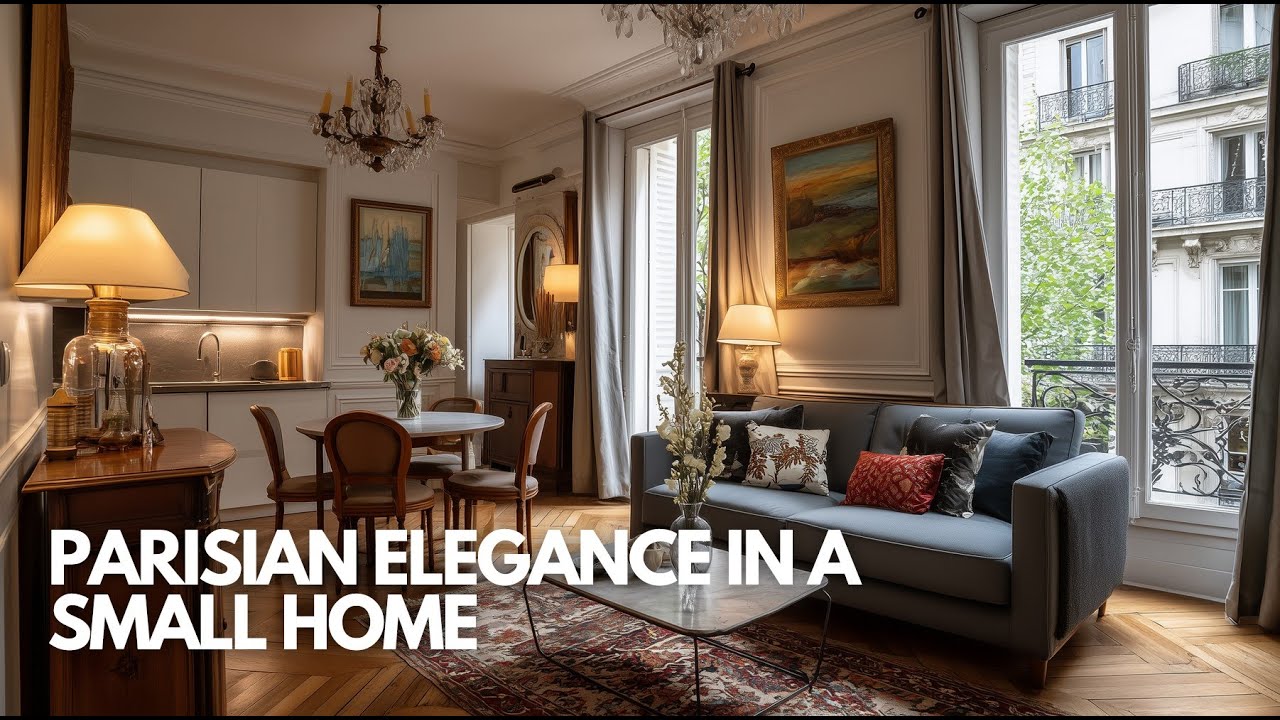 Parisian Elegance in a Small Home: A Graceful Blend of Style and Warmth