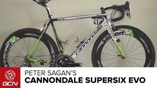Peter Sagan's Cannondale SuperSix Evo