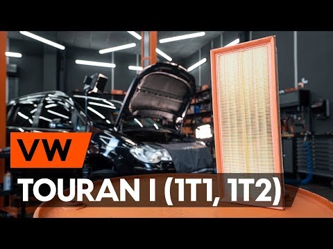 Cómo cambiar los filtro de aire en VW TOURAN 1 (1T1, 1T2) [VÍDEO TUTORIAL DE AUTODOC]