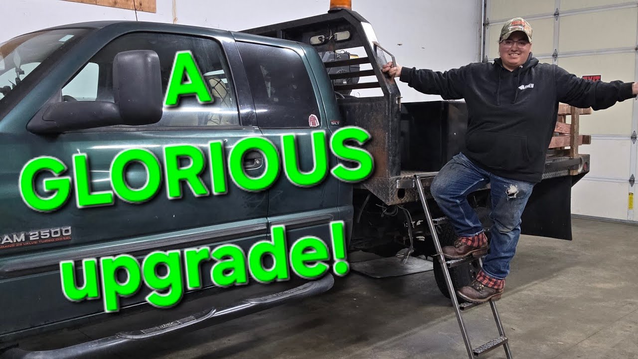 Upgrading my truck to save my knees and back!