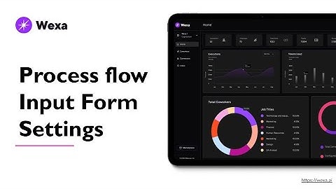 12. How to setup Process flow Input form Settings on Wexa