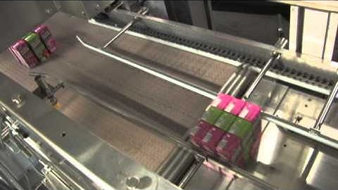 Shrink Wrapping Aseptic Bricks on Polypack Bundler