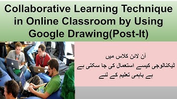 Collaborative Learning Technique in Online Class by Using Google Drawing Tool (Post-It)