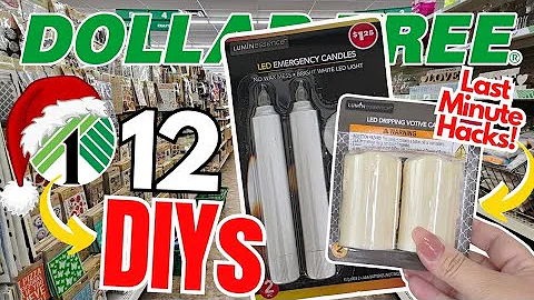 12 GORGEOUS Dollar Tree DIYs For LAST MINUTE  Christmas Decor