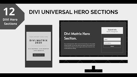How to use divi hero sections layouts