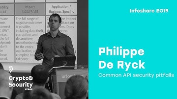Infoshare 2019: Philippe De Ryck - Common API security pitfalls