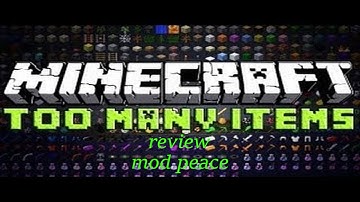 minecraft mod review #1 I too many items (bad video but legit)
