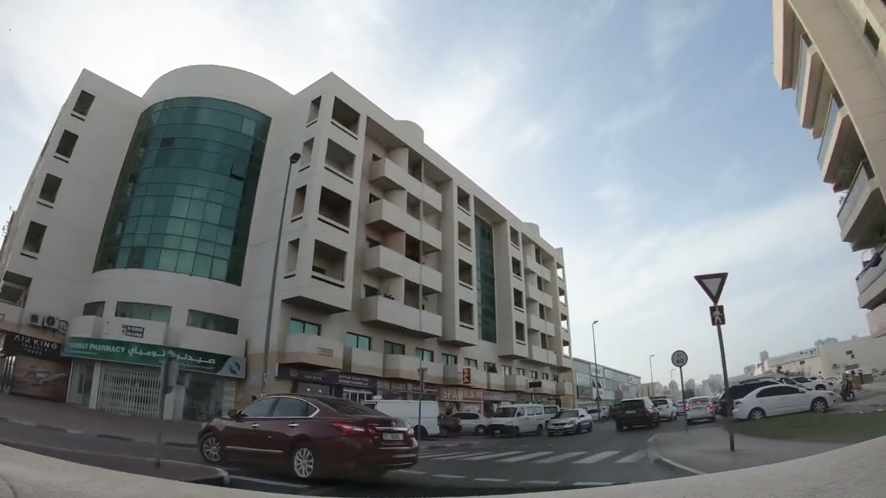 Driving around Al Qusais Industrial Area